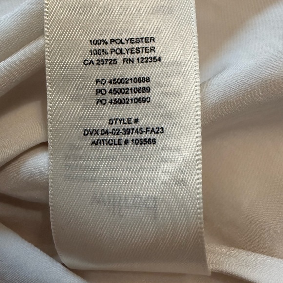 Aritzia Wilfred Tonka satin blouse ivory white coquette romantic balletcore S - Picture 11 of 11